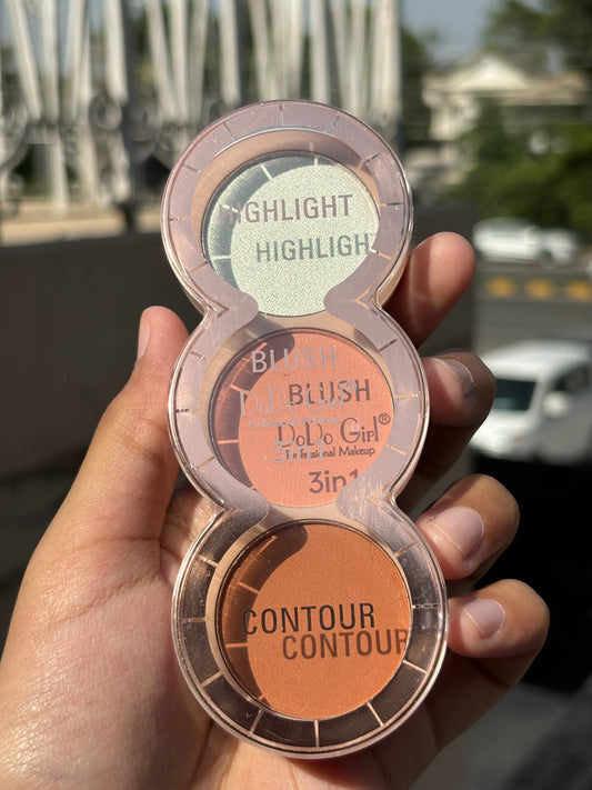 Blush,Contour and Highlighter