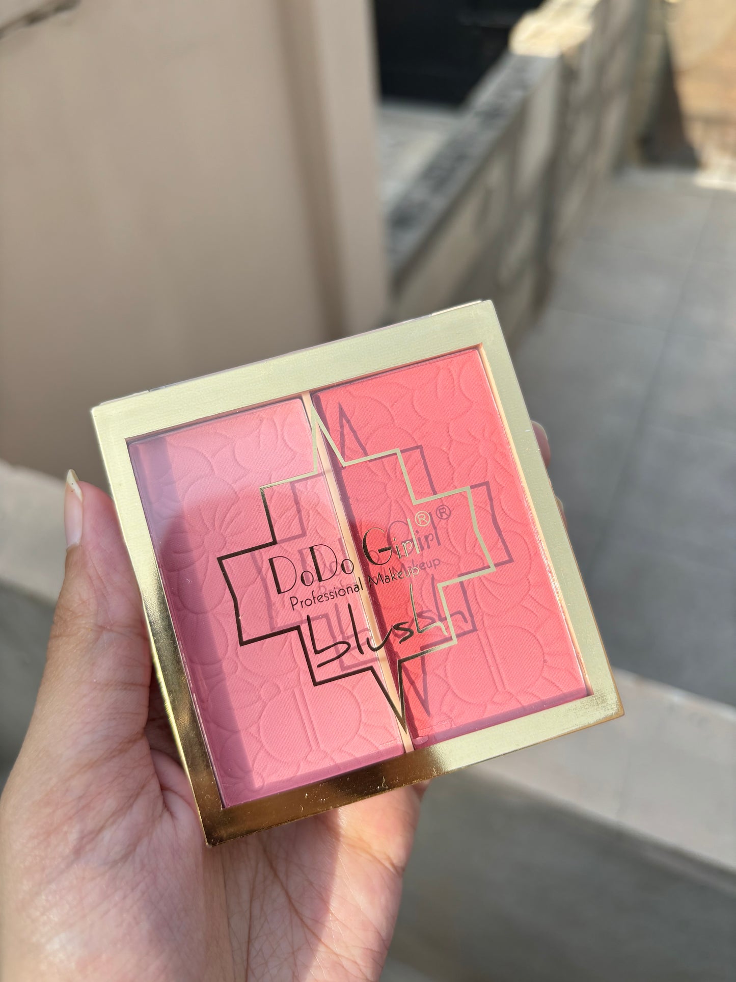 2 Color Blush Palette