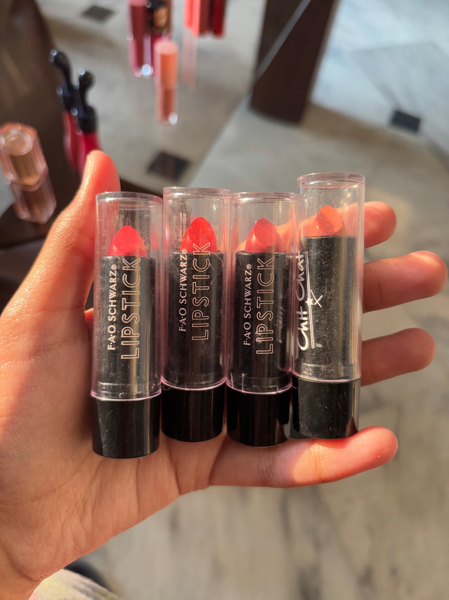 Set of 4 lipsticks