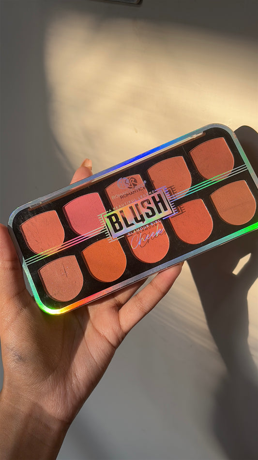 10 Color Blush & Contour Palette