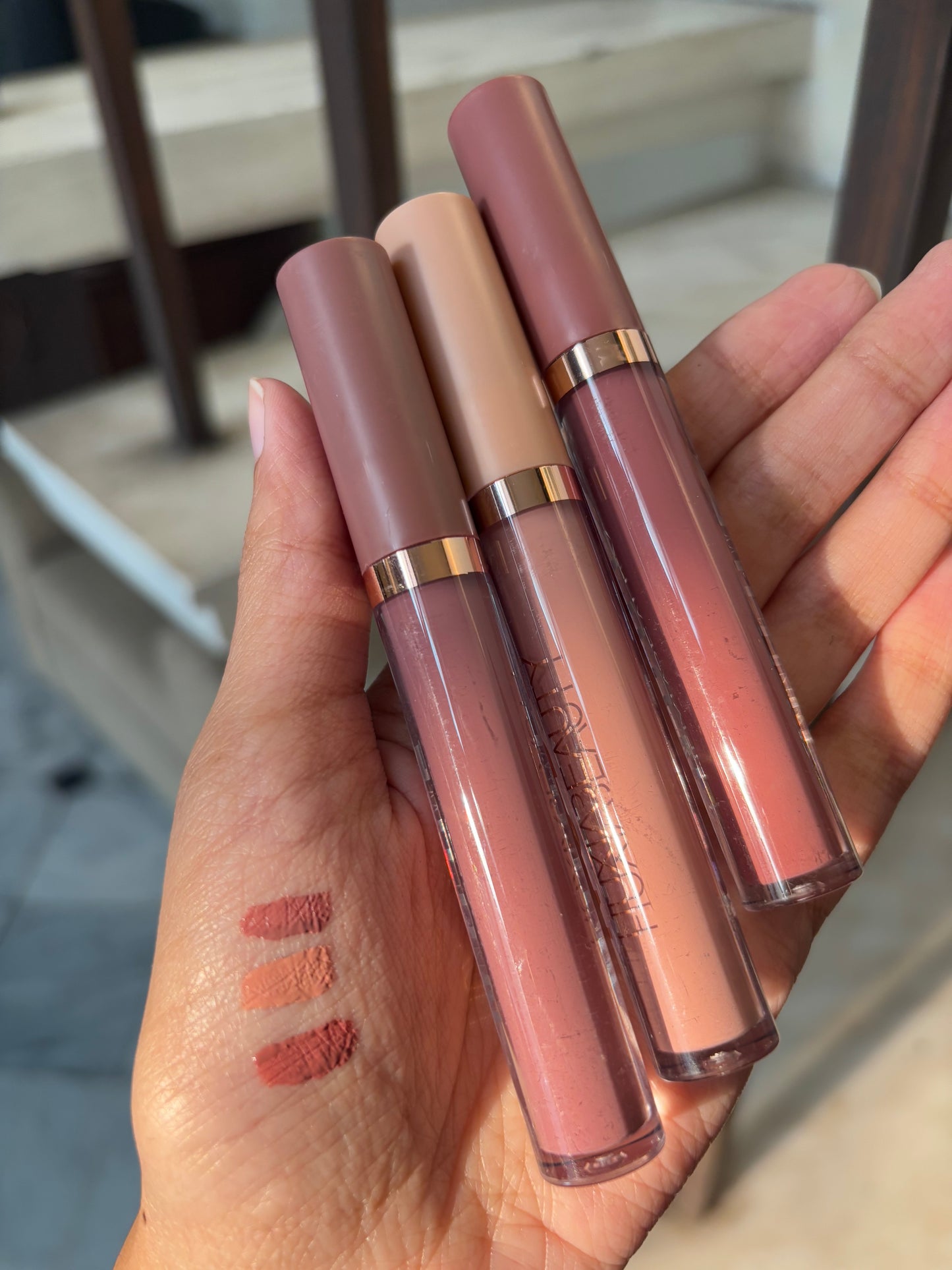 Set of 3 liquid matte