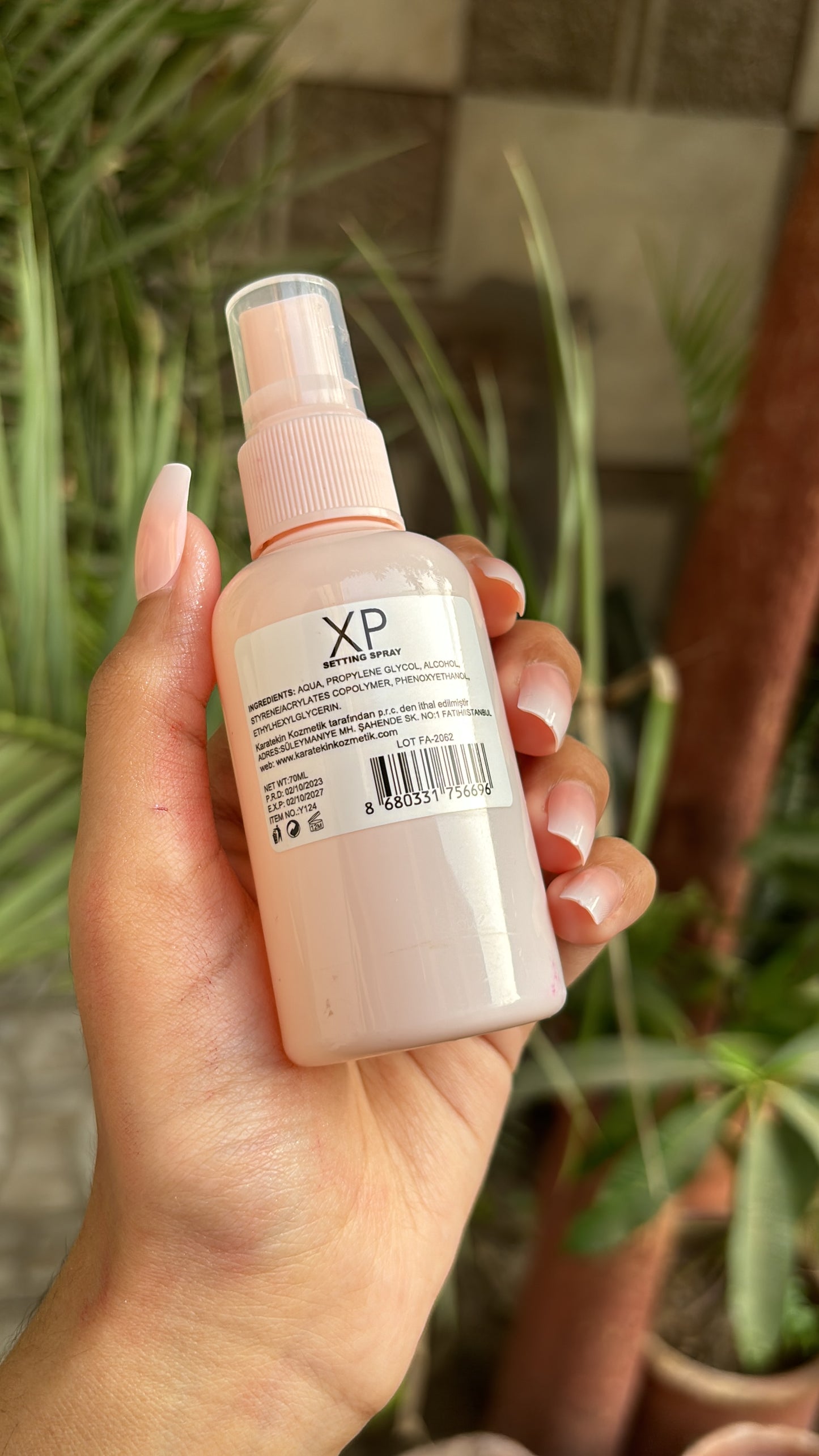 XP Makeup Fixing Spray