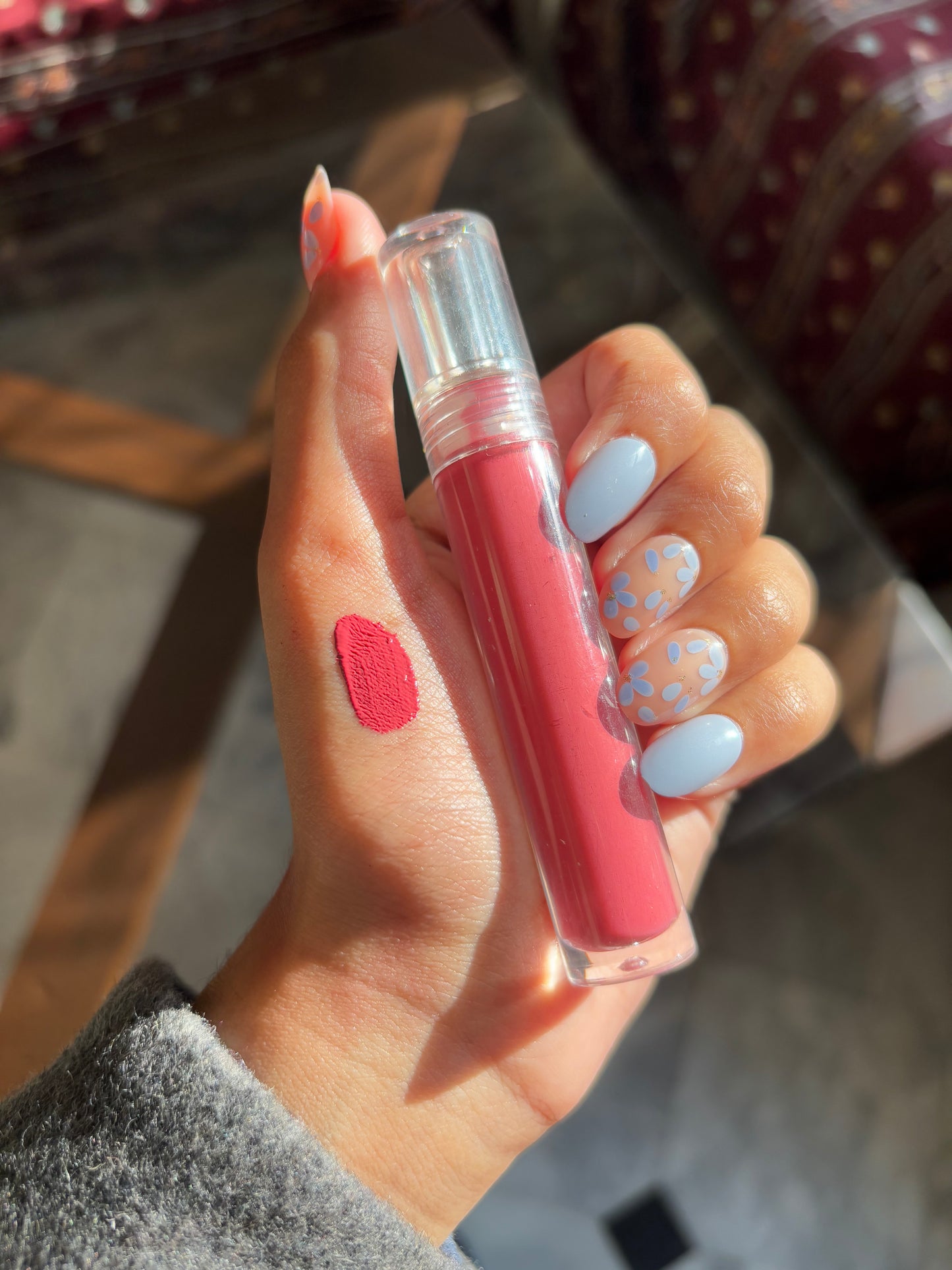 Red Pink liquid Matte lipstick