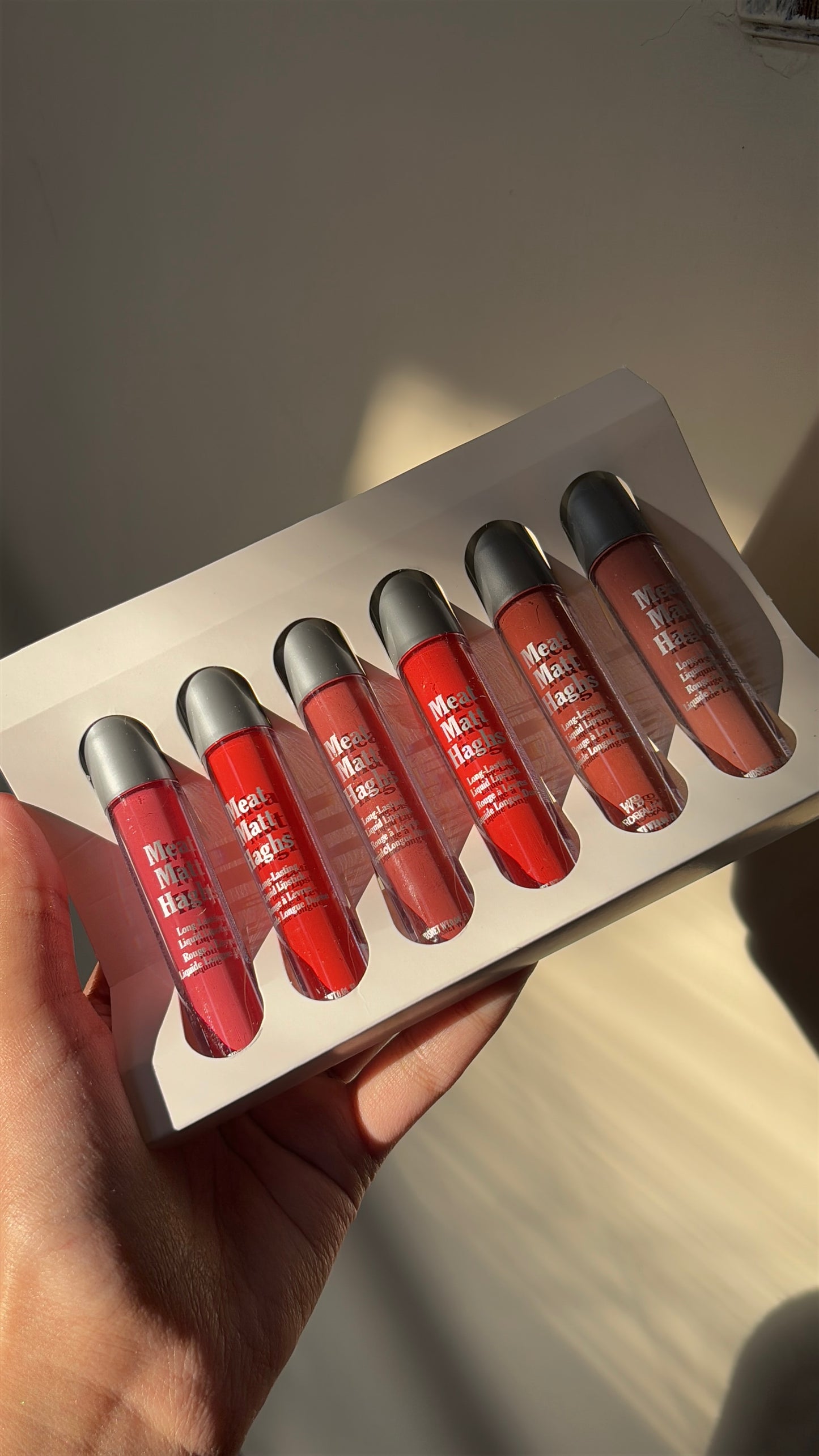 Set of 6 liquid Matte lipsticks