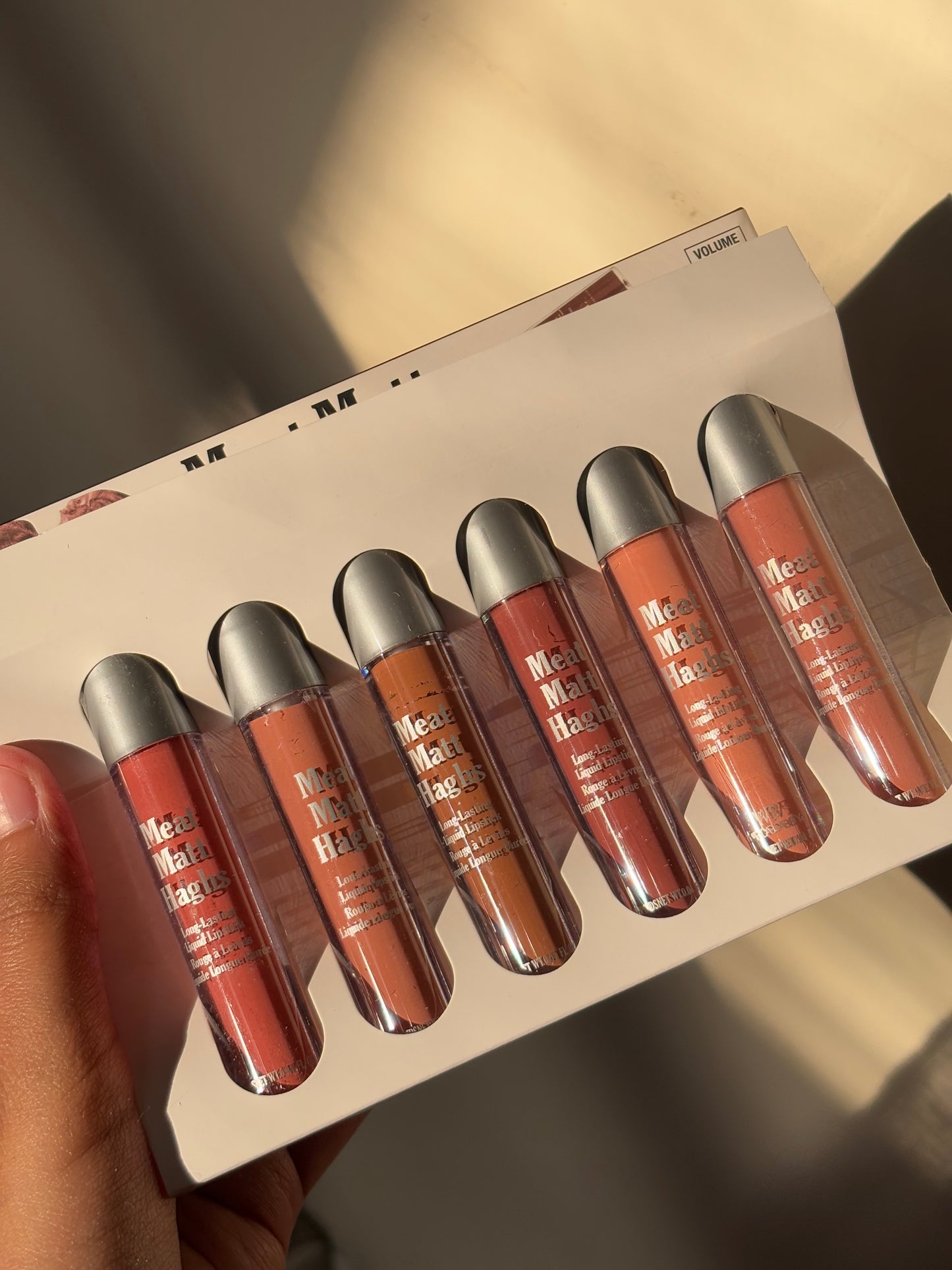 Set of 6 liquid Matte lipsticks