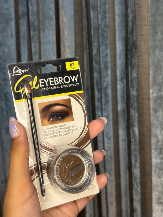 2in 1 Brown Eyebrow Gel